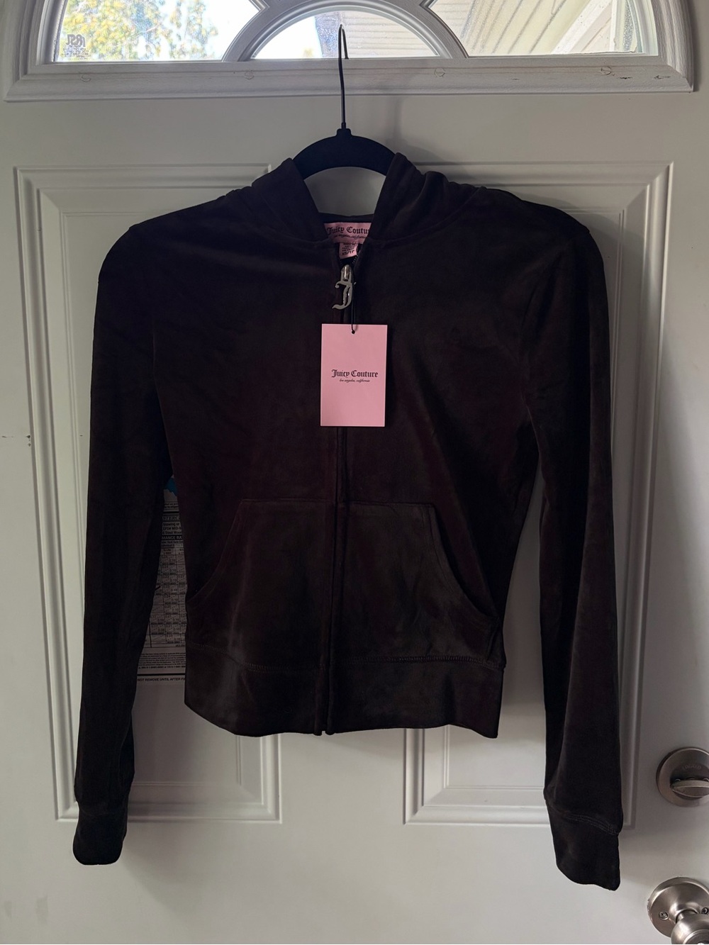 Juicy Couture OG Big Bling Velour Hoodie
